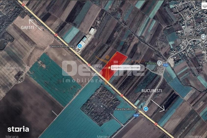Teren intravilan, 5 loturi compacte in St de 28.331, Lunguletu, DB - 2