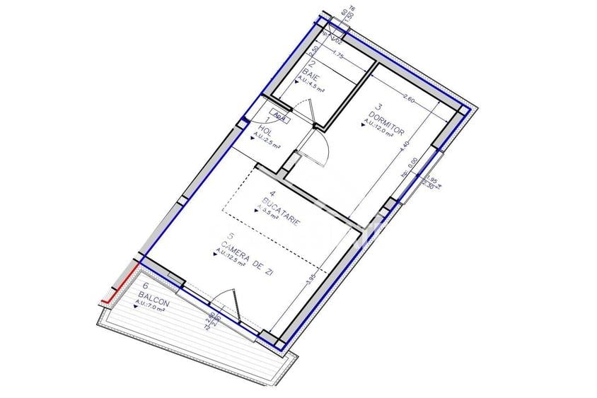 Apartament cu 2 camere decomandat în Șelimbăr