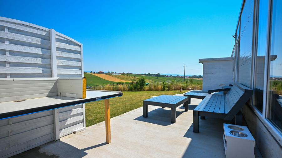 Casă individuală cu 2 camere cu Teren 600 Mp în Hălchiu