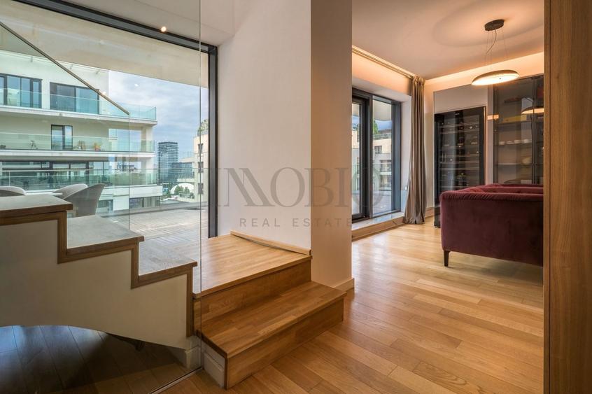 Apartament cu 4 camere, mobilat în Herăstrău