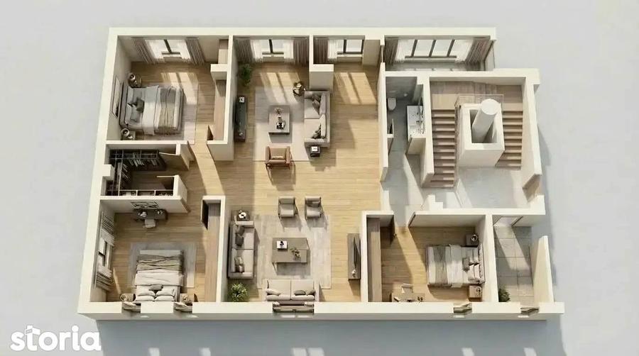 Apartament cu 4 camere în Floreasca