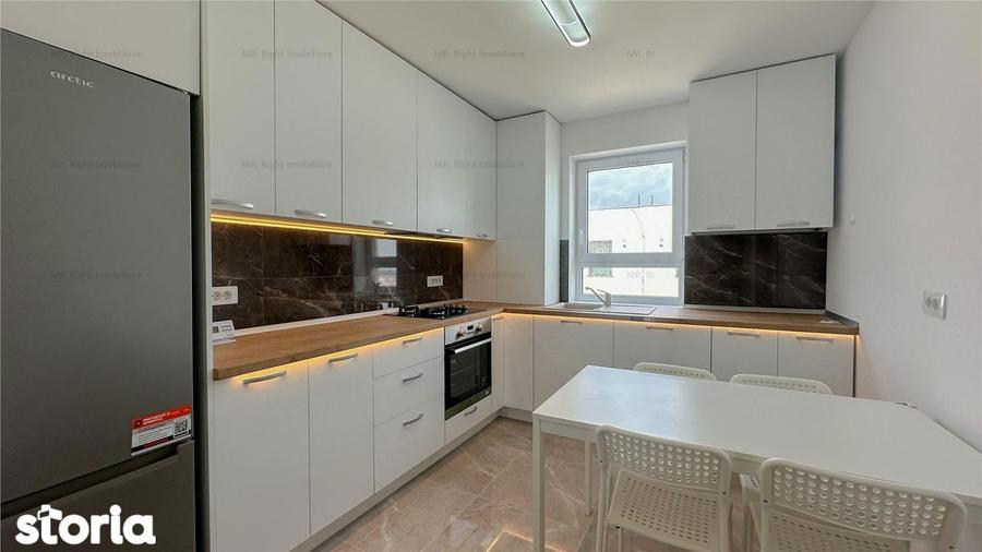 Apartament cu 3 camere decomandat, mobilat în Tractorul