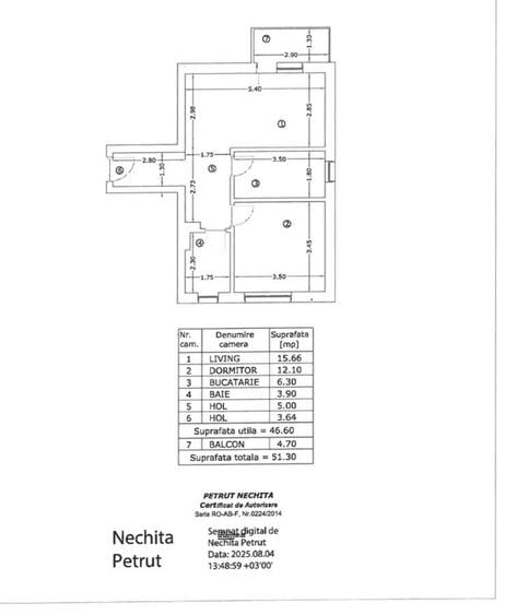 Vanzare Apartament 2 camere Nicolae Grigorescu bloc 2020 - 16