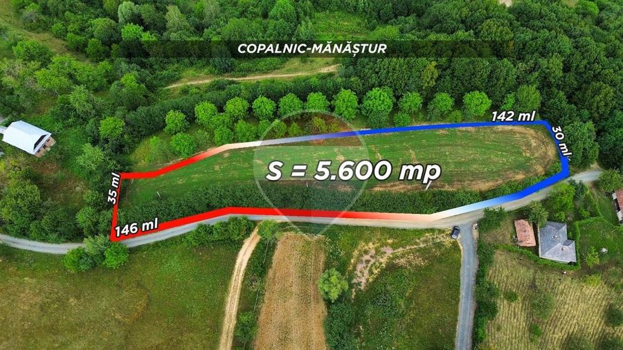 Teren Construcții intravilan de 5600 mp, în Copalnic-Mănăștur