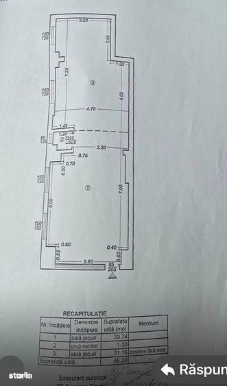 Spațiu comercial, de 67 mp, în Păcurari
