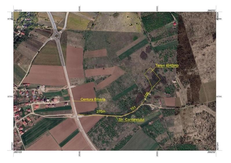 Teren agricol extravilan de 4943 mp, în Episcopia Bihorului
