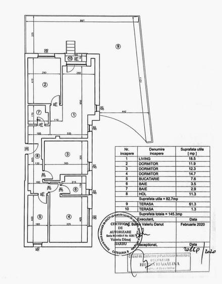 Apartament cu 4 camere decomandat, mobilat în Sisești