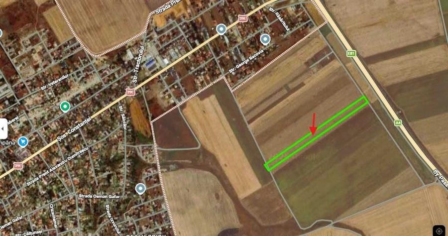 Teren de 1317 mp, în Cumpăna