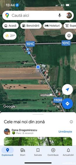 Teren de 2025 mp, în Gruiu