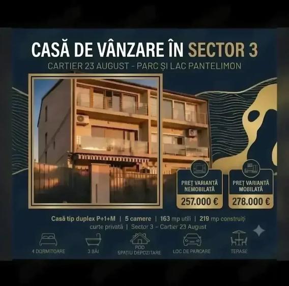 Casă cu 5 camere cu Teren 225 Mp în Pantelimon