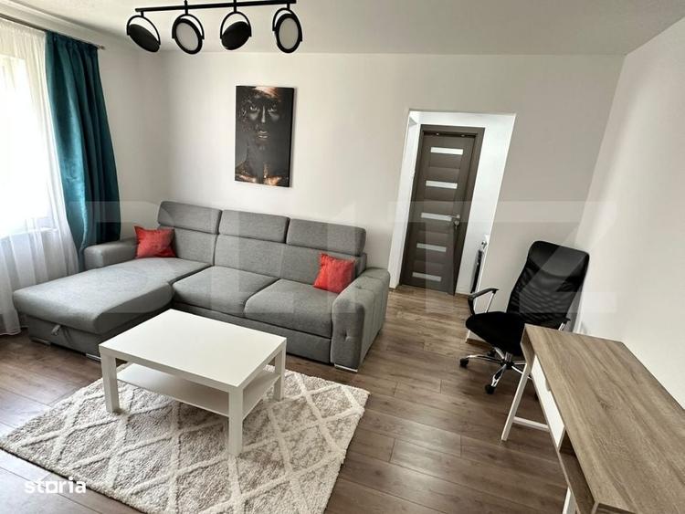Apartament cu 2 camere semidecomandat în Micro 6