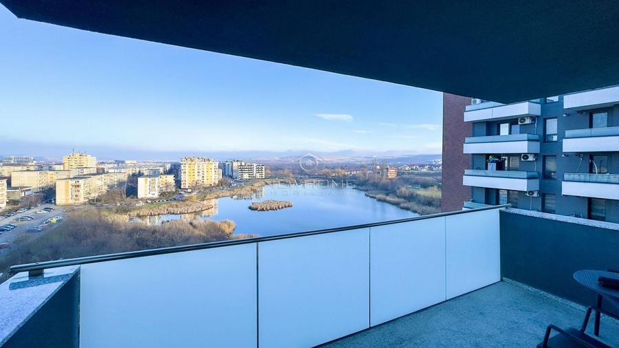 Apartament cu 2 camere semidecomandat, mobilat în Între Lacuri