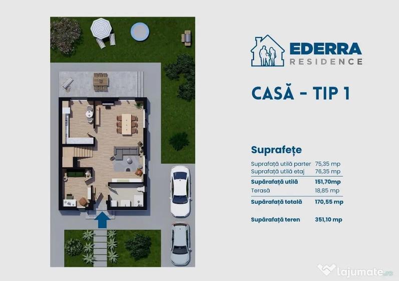 Apartament cu 5 camere în Dobroești