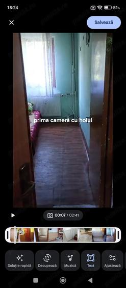 Apartament cu 3 camere semidecomandat în Craiovița Nouă