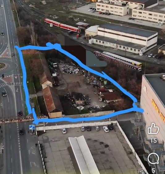 Teren Construcții intravilan de 3466 mp, în 6 Vânători