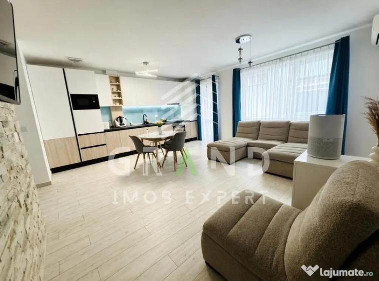 Apartament cu 3 camere semidecomandat, mobilat în Florești