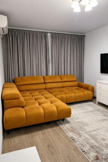 2 camere cu grădină proprie  și loc de parcare inclus. Mobilat. Rond Cristalului - 5