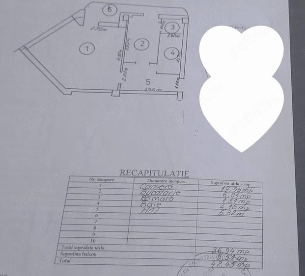 Garsonieră decomandată în Mazepa 2