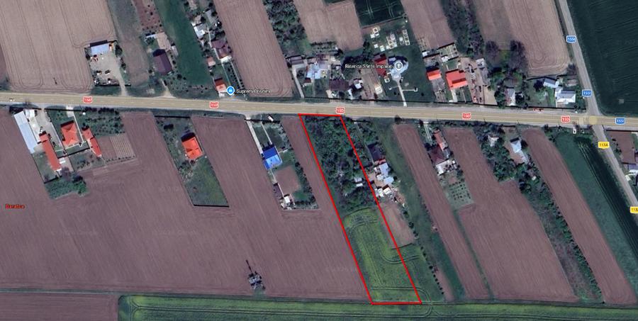 Teren Construcții intravilan de 7839 mp, în Baratca