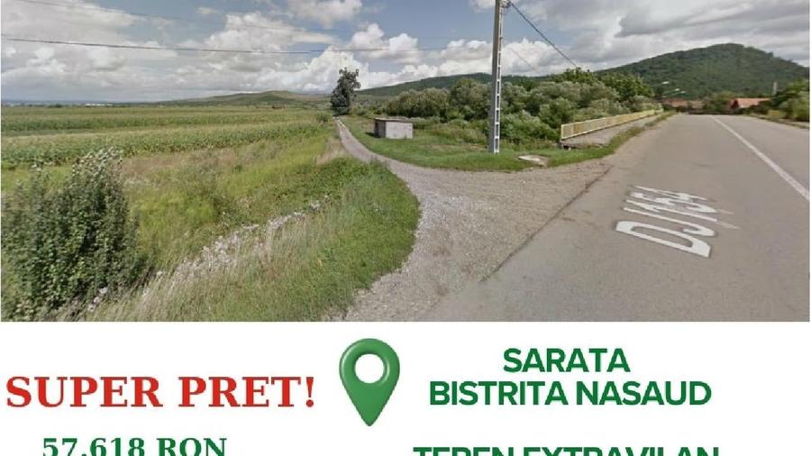 Teren extravilan de 2800 mp, în Sărata