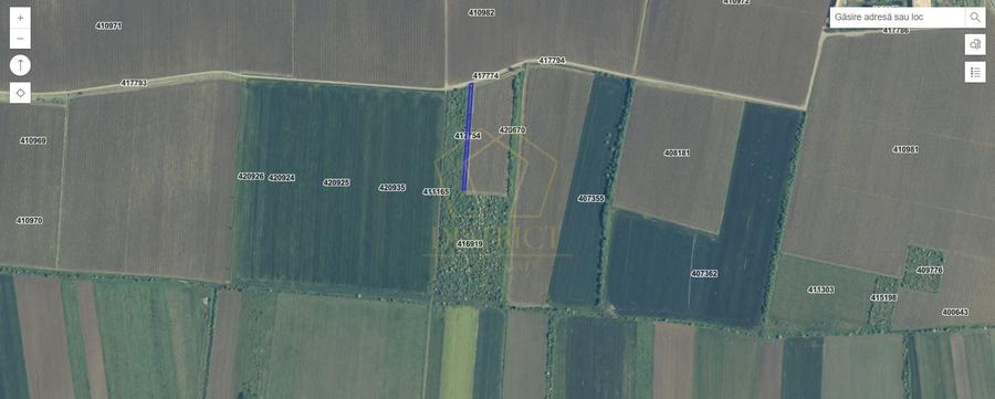 Teren agricol extravilan de 10750 mp, în Vest