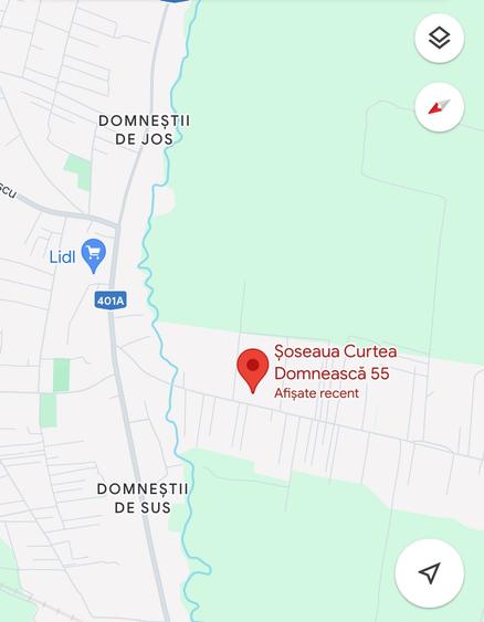 Teren Construcții intravilan de 530 mp, în Domnești