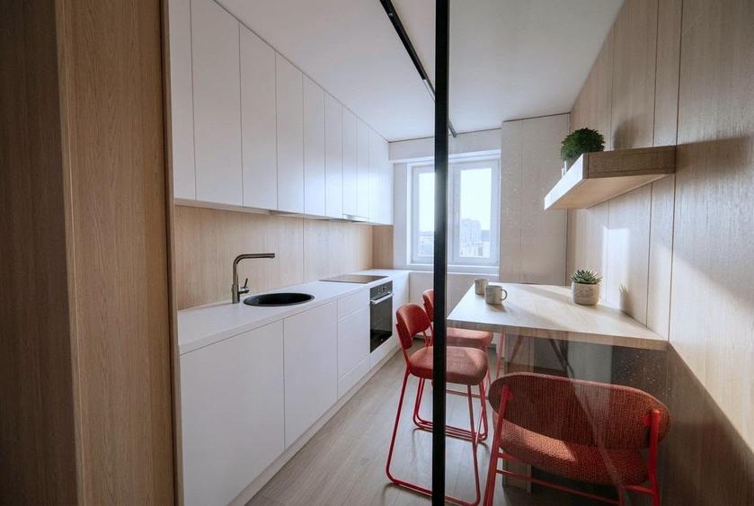 Apartament cu 2 camere decomandat, mobilat în Florești