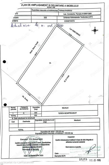 Ideal investitie!Vila Cucoanei-teren intravilan 333mp , - 2