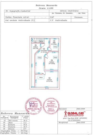 Casă individuală cu 5 camere cu Teren 516 Mp în Girocului