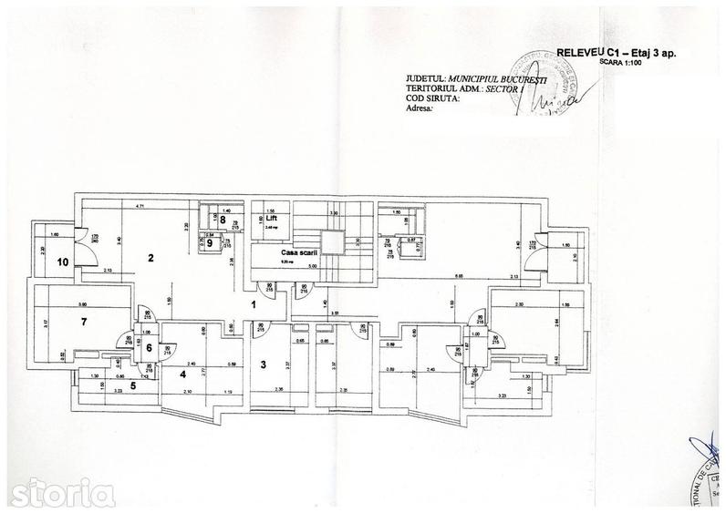 Apartament cu 3 camere, mobilat în Aviatorilor