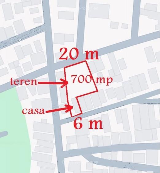 Teren Construcții intravilan de 700 mp, în Tei
