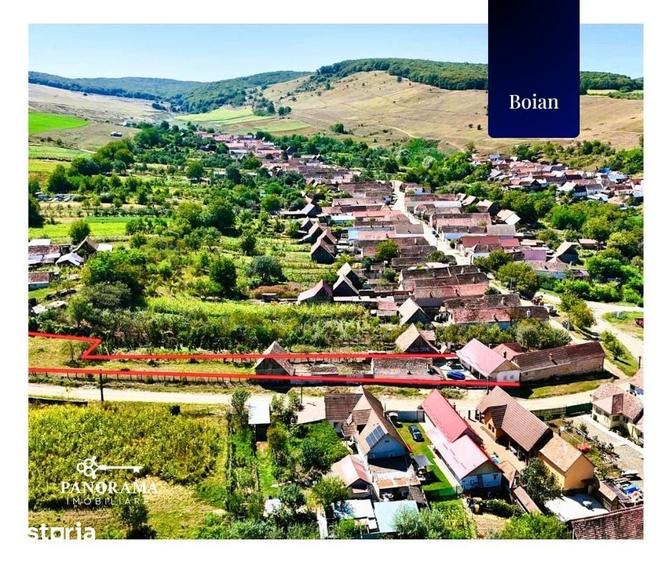 Casă cu 2 camere cu Teren 1382 Mp în Bazna