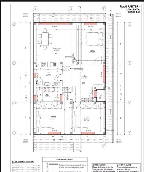 Casă cu 4 camere cu Teren 500 Mp în Baciu
