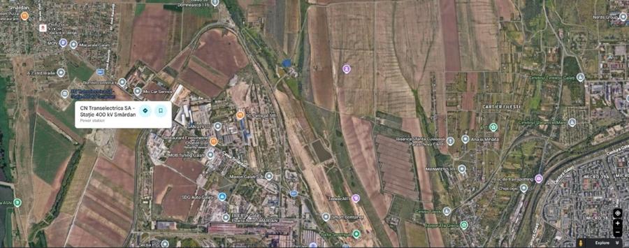 Teren extravilan de 1000 mp, în Vest