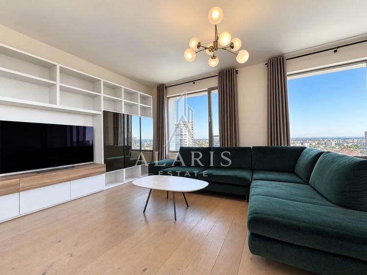 Apartament cu 3 camere semidecomandat, mobilat în Take Ionescu