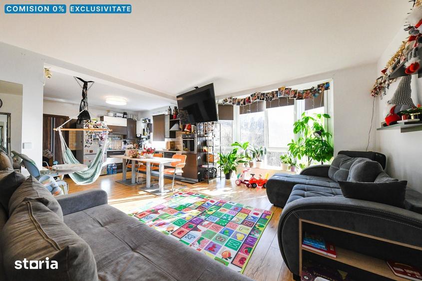 Apartament cu 3 camere semidecomandat în Central