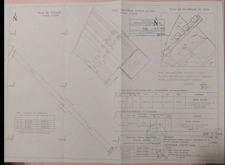 Teren agricol extravilan de 10000 mp, în Aradului