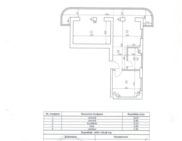 Apartament cu 2 camere decomandat, mobilat în Baicului