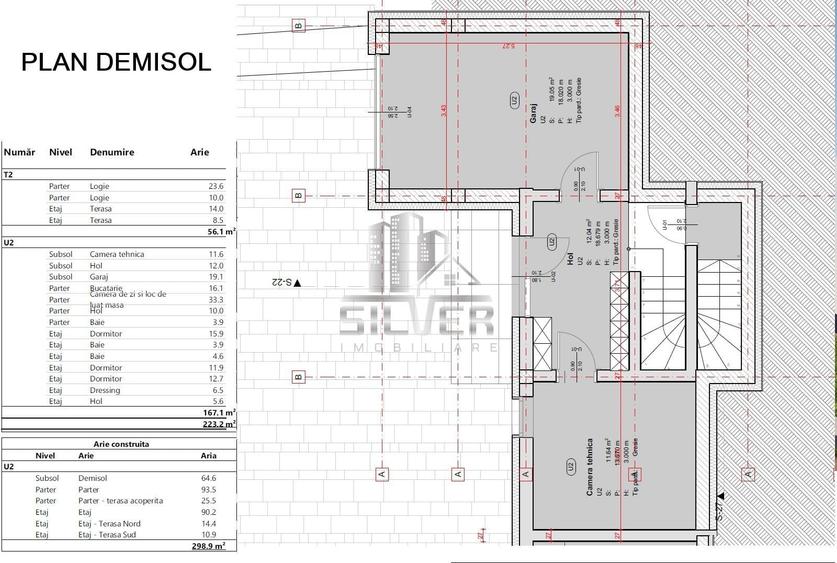 Duplex cu 5 camere cu Canalizare în Feleacu