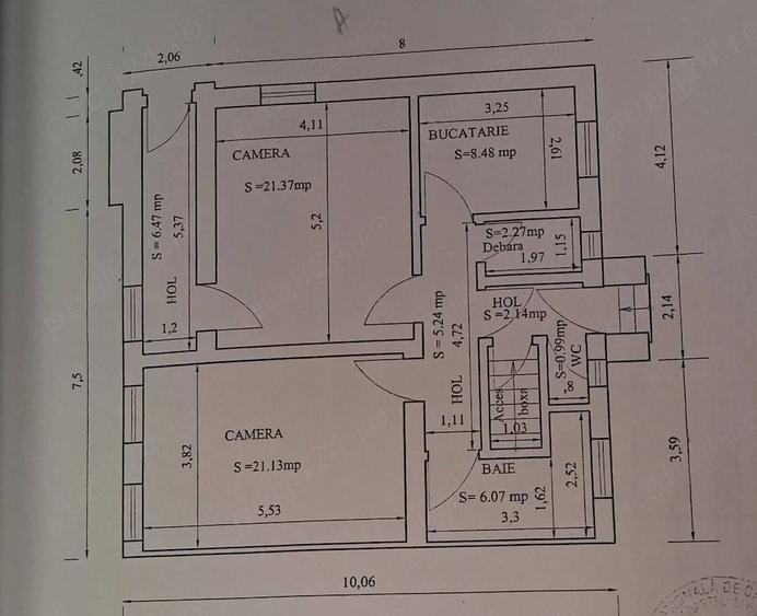 Casă cu 4 camere cu Teren 197 Mp în Poarta Albă
