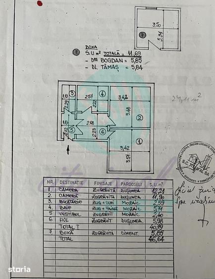 Apartament cu 2 camere, mobilat în Centrul Civic