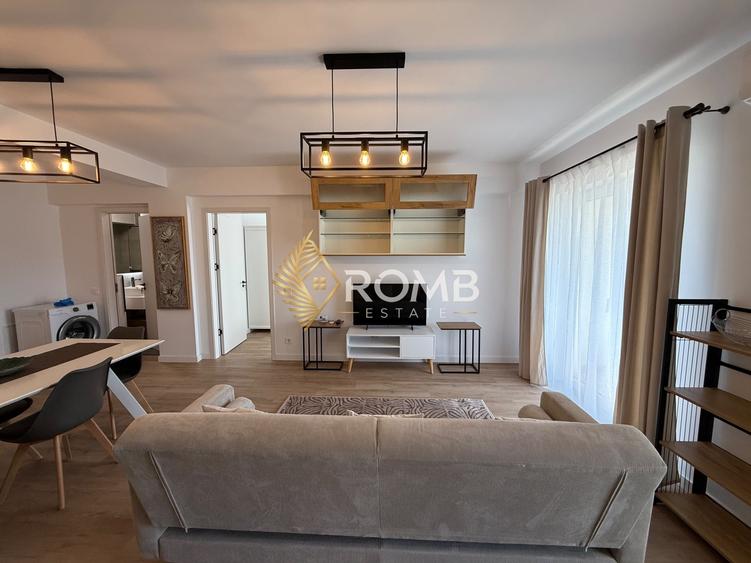 Apartament cu 2 camere semidecomandat, mobilat în Florești