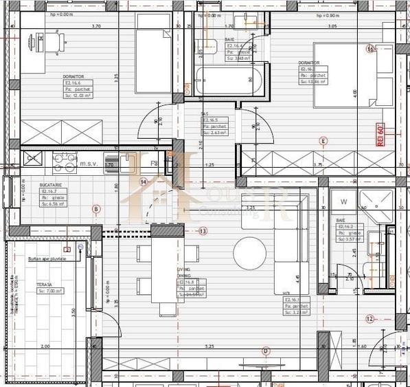 Apartament cu 3 camere decomandat în Braytim