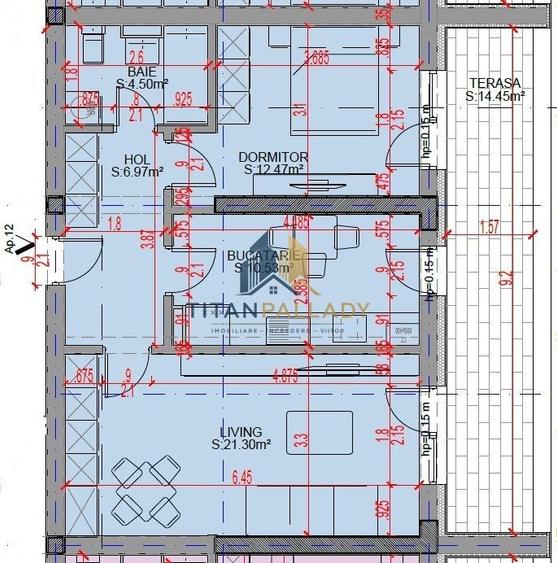 Apartament cu 2 camere decomandat în Theodor Pallady