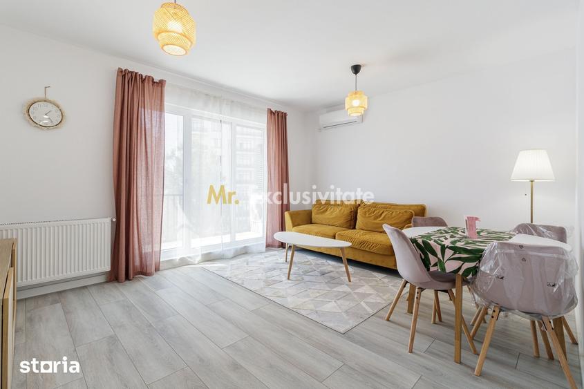 Apartament cu 2 camere, mobilat în Iancului
