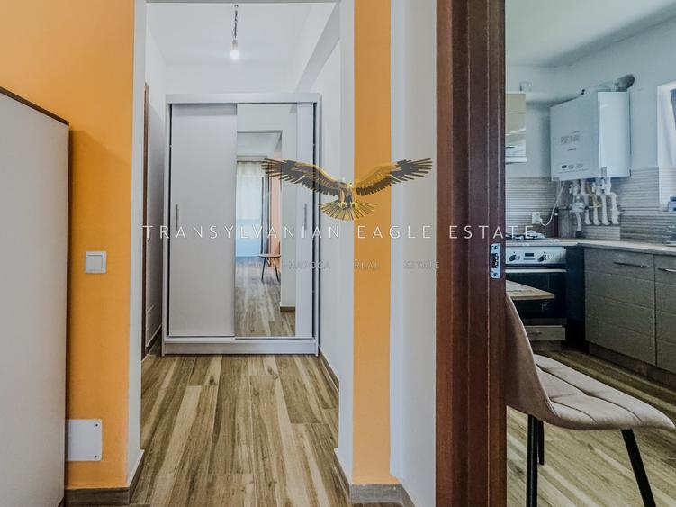 Apartament cu 2 camere semidecomandat, mobilat în Borhanci
