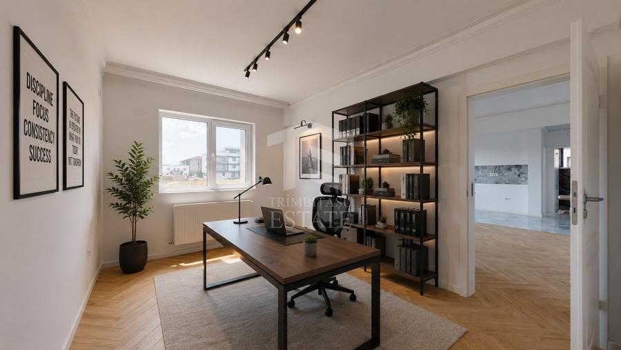 Apartament cu 3 camere semidecomandat în Dobroești