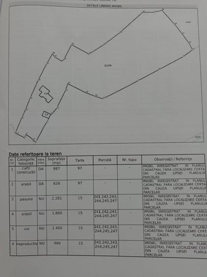Casă individuală cu 4 camere cu Teren 8000 Mp în Odăile