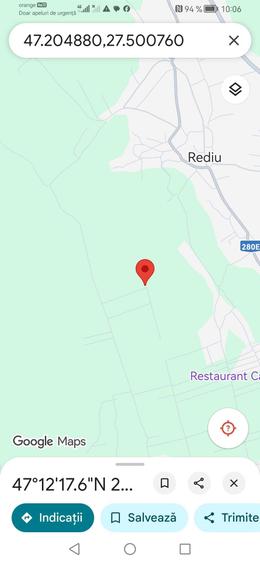 Teren de 749 mp, în Rediu