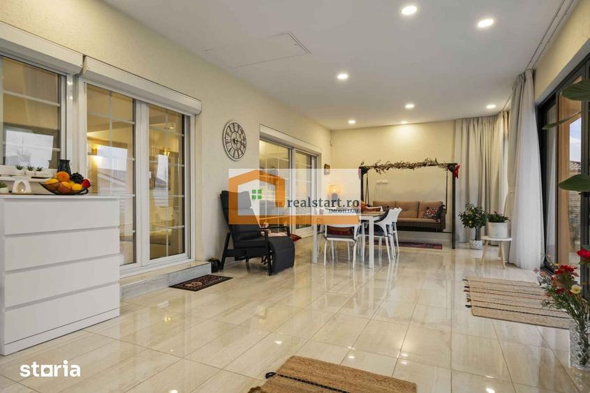 Langa Padure, Vila P+Pod , 1500mp teren, terasa 40mp, complex securi - 4